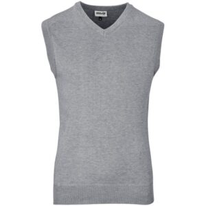 Mens Sleeveless Peru V-Neck Jersey – Grey