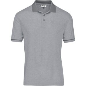 Mens Verge Golf Shirt – Light Grey