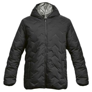 Mock-Quilt Hooded Puffer Mens
