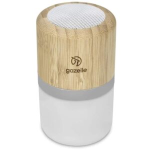 Okiyo Heiwa Bamboo Bluetooth Speaker – Night Light