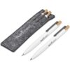 Okiyo Mimo Recycled Aluminum Ballpoint Pen & Pencil Set