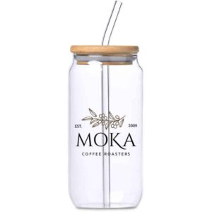 Okiyo Natsu Glass & Bamboo Tumbler – Straw – 500ml