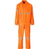 Outdoor Hi-viz Reflective Polyester/PVC Rainsuit – Orange