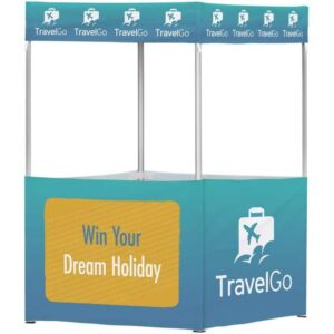 Ovation Sublimated Gazebo 1.5m – 1.5m – 4 Half-Wall Skins