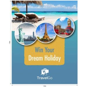 Ovation Sublimated Gazebo 1.5m – 1.5m – Full-Wall (Excludes Hardware)