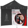 Ovation Sublimated Gazebo 2m – 2m Petite Frame – 2 Full-Wall Skins