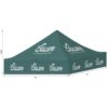 Ovation Sublimated Gazebo 2m – 2m – Roof (Excludes Hardware)