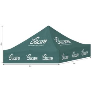 Ovation Sublimated Gazebo 2m – 2m – Roof (Excludes Hardware)