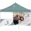 Ovation Sublimated Gazebo 3m – 3m – 1 Half-Wall Skin – 1 Full-Wall Skin