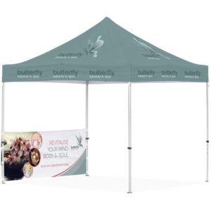 Ovation Sublimated Gazebo 3m – 3m – 1 Half-Wall Skin
