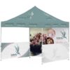 Ovation Sublimated Gazebo 3m – 3m – 2 Half-Wall Skins – 1 Full-Wall Skin