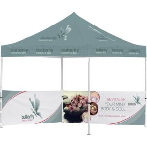 Ovation Sublimated Gazebo 3m – 3m – 2 Half-Wall Skins