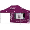 Ovation Sublimated Gazebo 4.5m – 3m – 1 Long Full-Wall Skin
