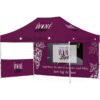 Ovation Sublimated Gazebo 4.5m – 3m – 1 Short Half-Wall Skin – 1 Long Full-Wall Skin