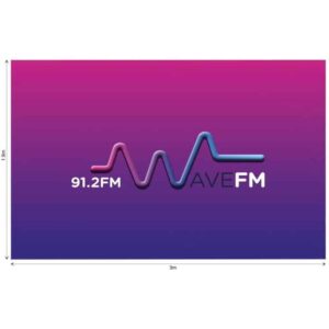 Ovation Sublimated Gazebo 6m – 3m – Short Side Full-Wall (Excludes Hardware)