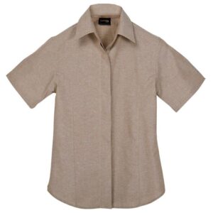 Oxford Blouse Short Sleeve Ladies