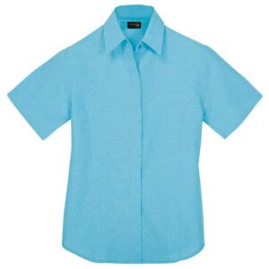 Oxford Blouse Short Sleeve Ladies