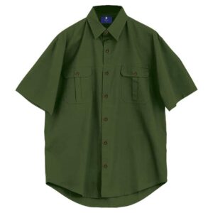 Plain Bush Shirt Mens