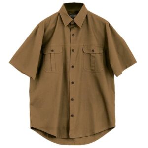 Plain Bush Shirt Mens