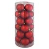 Red Christmas Baubles Set