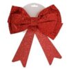 Red Christmas Glitter Bow