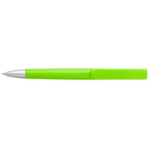 Rounded Clip Ballpoint Pen With Coloured Barrel