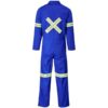 Safety Polycotton Boiler Suit – Reflective Arms Legs – Back – Yellow Tape