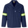 Site Premium Polycotton Jacket – Reflective Arms – Back – Yellow Tape