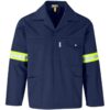 Site Premium Polycotton Jacket – Reflective Arms – Yellow Tape