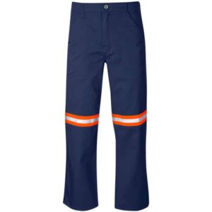 Site Premium Polycotton Pants – Reflective Legs – Orange Tape