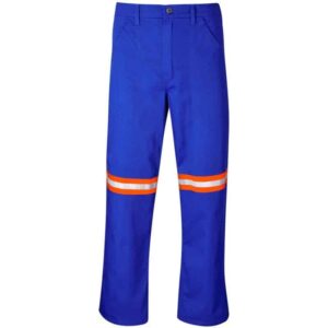 Site Premium Polycotton Pants – Reflective Legs – Orange Tape