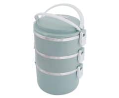 Stackable 3 -Layer Lunch Container Set