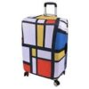 Stretch Luggage Cover – 28 Inch (Checkered)