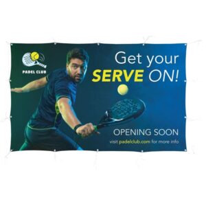 Sublimated Display Fabric Banner 2.45m – 1.5m