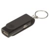 Swivel Phone Car Charger Keychain