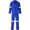 Technician 100% Cotton Conti Suit – Reflective Arms, Legs – Back – Yellow Tape