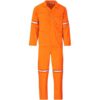 Trade Polycotton Conti – Suit Reflective Arms, Legs – Back – Orange Tape