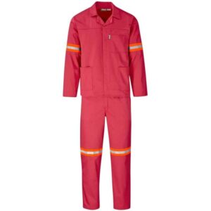 Trade Polycotton Conti Suit – Reflective Arms – Legs – Orange Tape