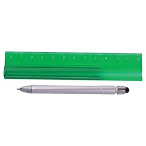 Translucent Ruler with Stylus Pen