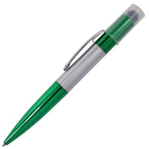 Twist Action Ballpoint Pen with Stylus and LED Lights