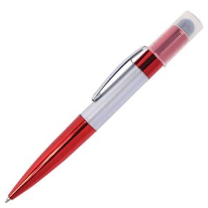 Twist Action Ballpoint Pen with Stylus and LED Lights