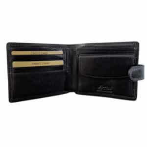 Wallet with Coin Purse and Tab Closure