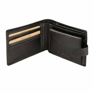 Wallet with Coin Purse and Tab Closure