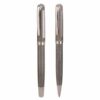 Wallstreet Metal Ballpoint Pen and Rollerball Set