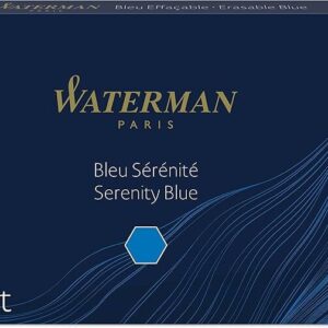 WATERMAN Fountain Pen Ink Cartridge Carded 8s
