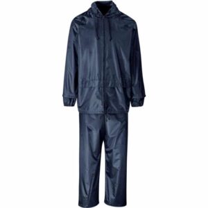 Weather Polyester/PVC Rainsuit – Navy