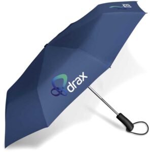 Whimsical Auto-Open Compact Umbrella – Navy