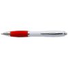 White Barrel Curved Design Ballpoint Pen
