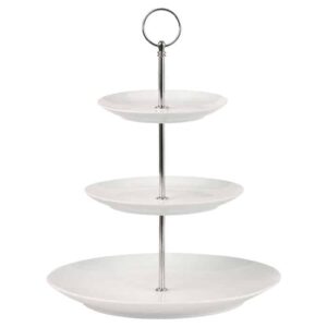 White Basics 3 Tiered Cake Stand