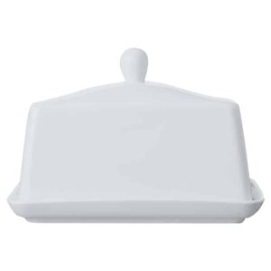 White Basics Butter Dish